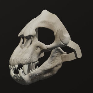 Elephant Seal Skull Mask .STL files for 3D printing image 1