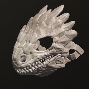 Cordylus Giganteus Skull Mask .STL files for 3D printing