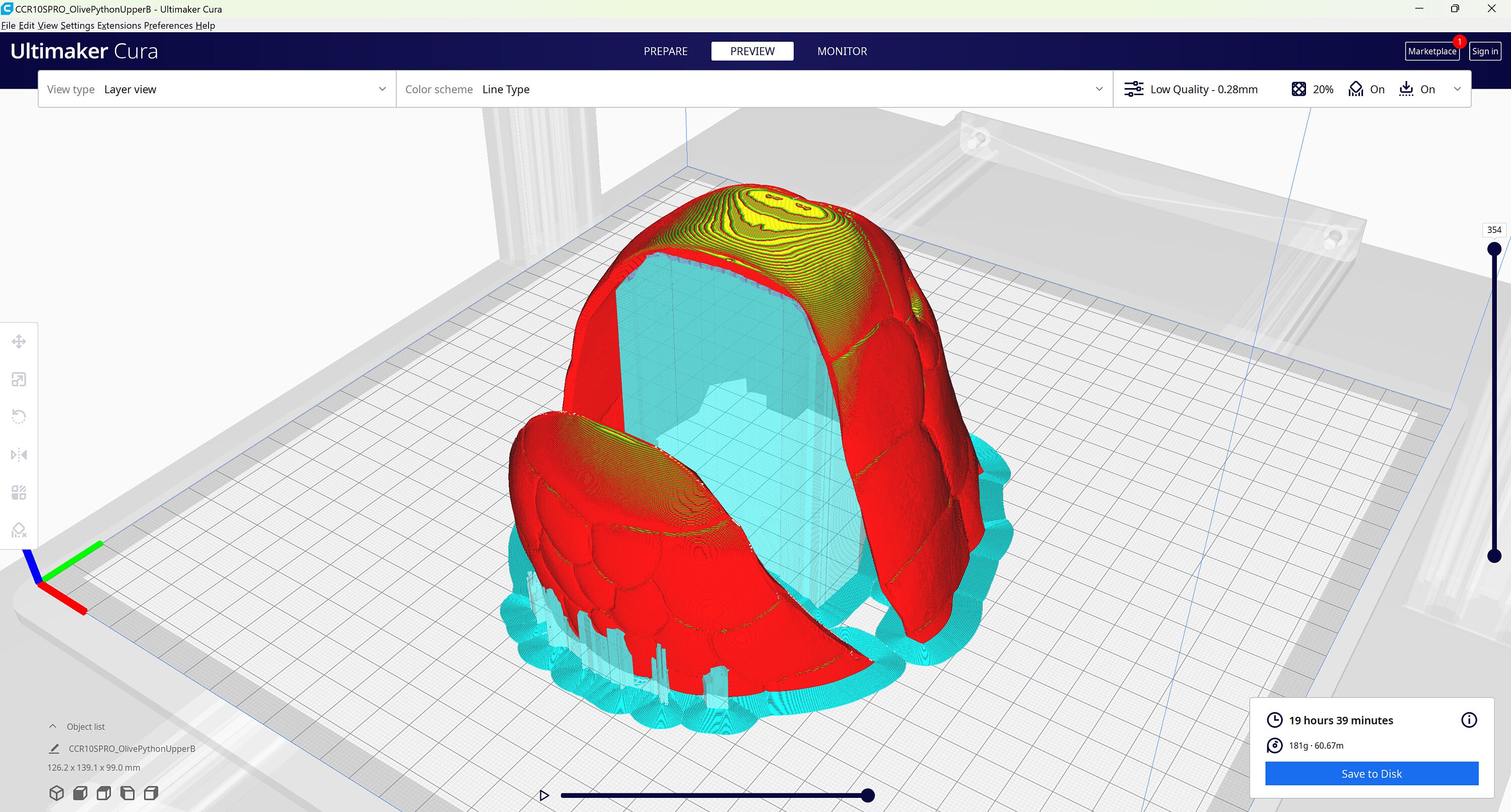 Olive Python Mask .STL Files for 3D Printing - Etsy