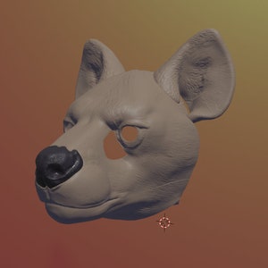 Hyena Mask .STL files for 3D printing