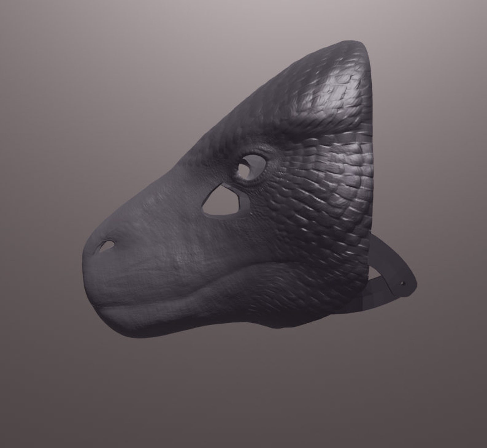 Utah Raptor Mask Utahraptor Mask V3 .STL Files for 3D Printing - Etsy