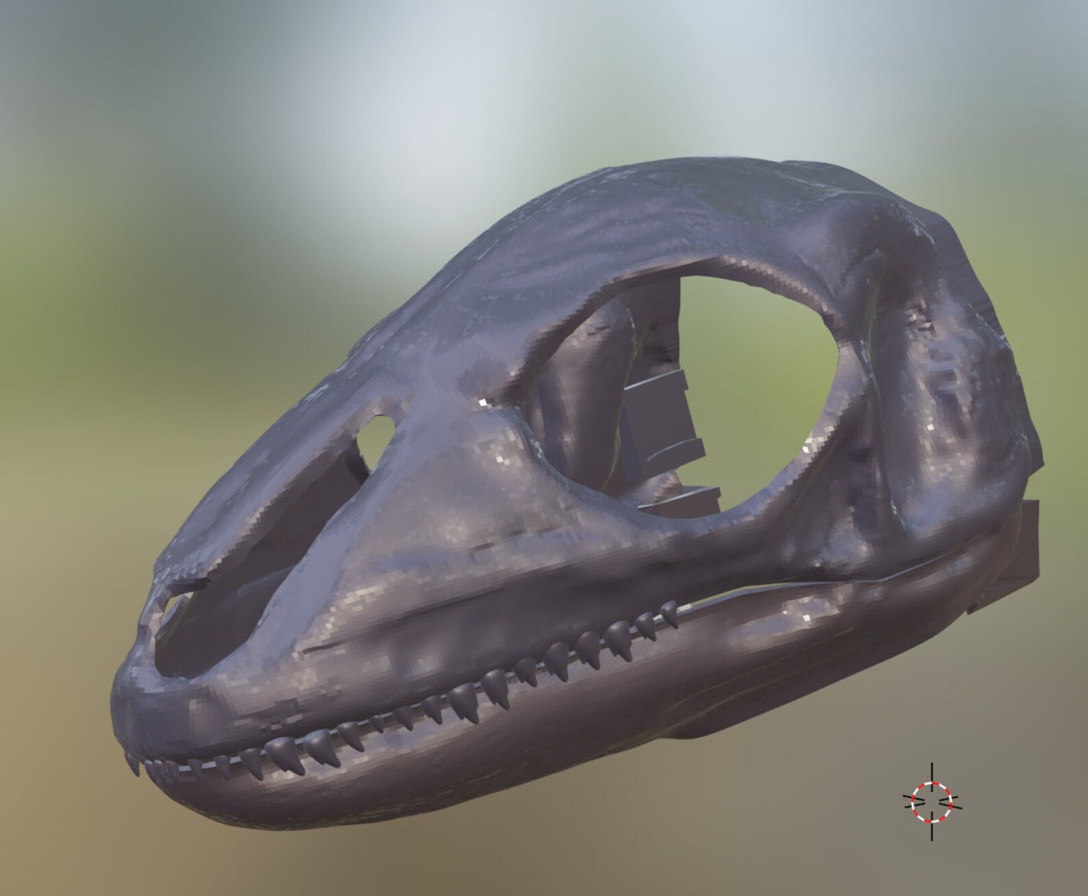 Monitor Lizard Skull Mask .STL Files Etsy