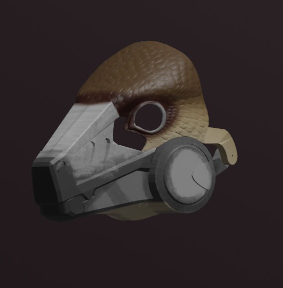 Cgtrader Raptor Mask Robot Raptor Mask .STL Files for 3D Printing - Etsy Australia