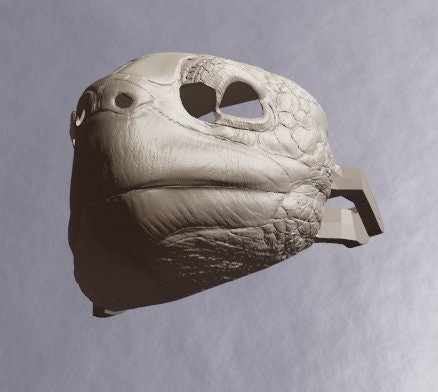 Spurred Tortoise Mask .STL Files for 3D Printing - Etsy
