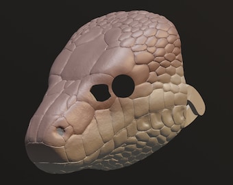 Olive Python Mask .STL bestanden voor 3D-printen