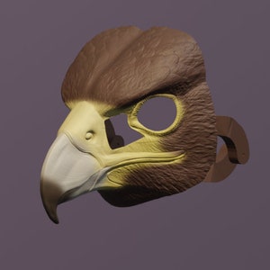 Harris Hawk Mask .STL files for 3D printing