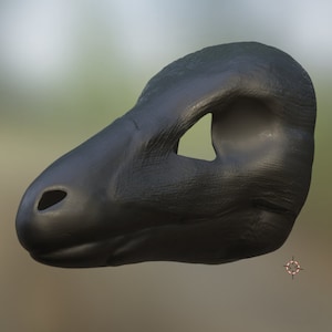 Microraptor Mask .STL files for 3D printing