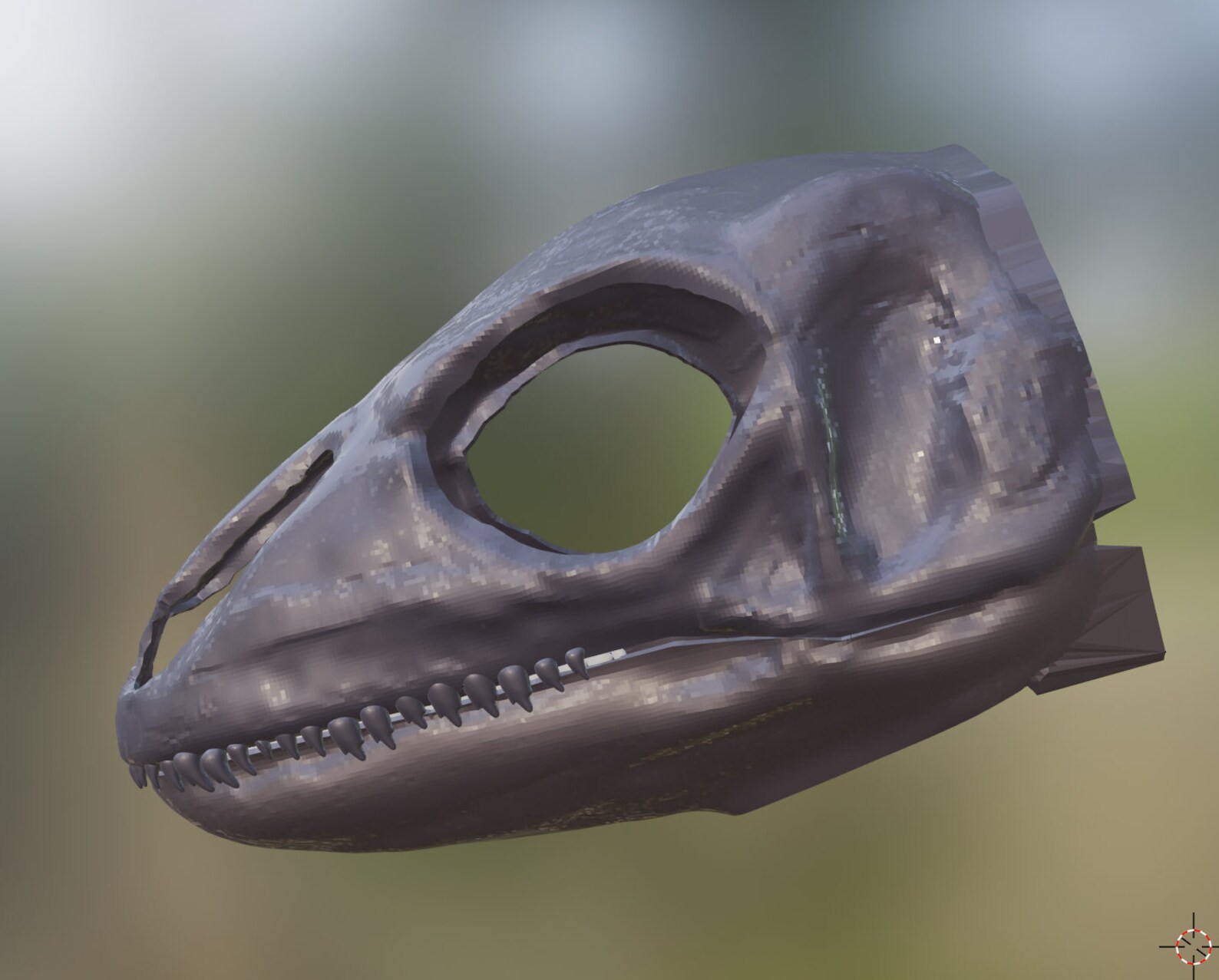 Monitor Lizard Skull Mask .STL Files Etsy