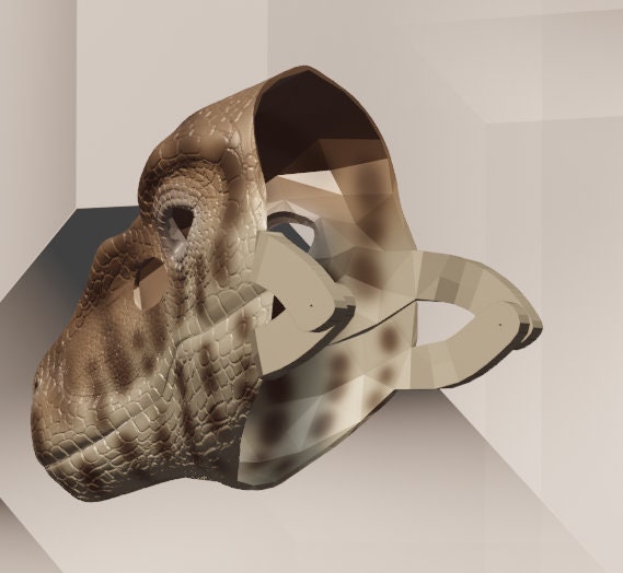 Retro Raptor Mask .STL Files for 3D Printing - Etsy