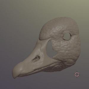 Goose mask V2 .stl files for 3D printing
