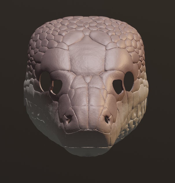 Olive Python Mask .STL Files for 3D Printing Etsy