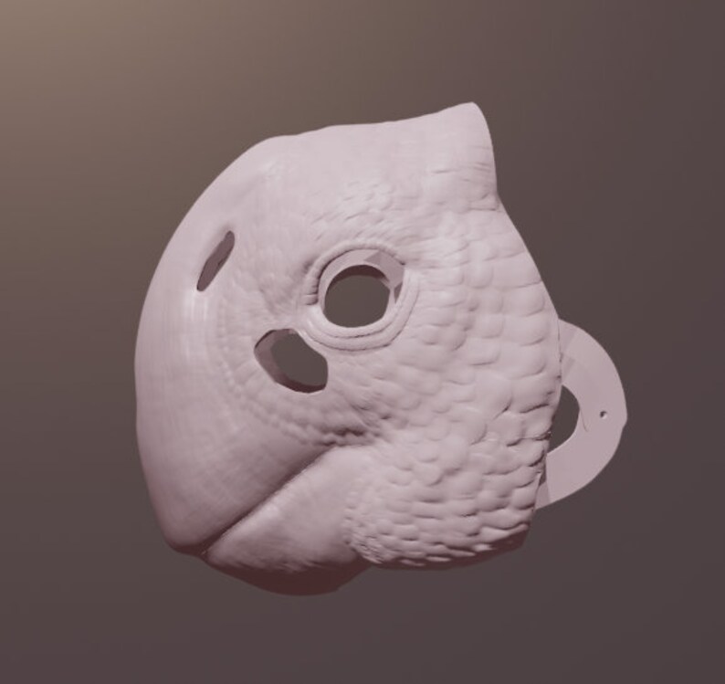 Gigantoraptor Mask .stl Files for 3D Printing - Etsy