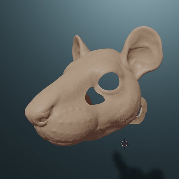 Hairless Rat Mask .STL files for 3D printing.