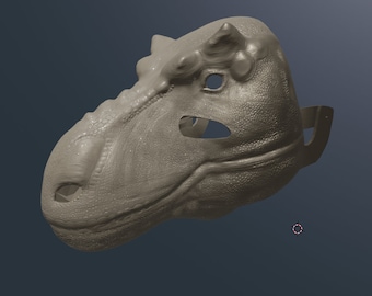 Tyrannosaur Mask .STL files for 3D printing