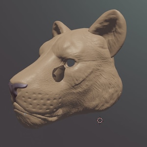 Lion Mask .STL files for 3D printing