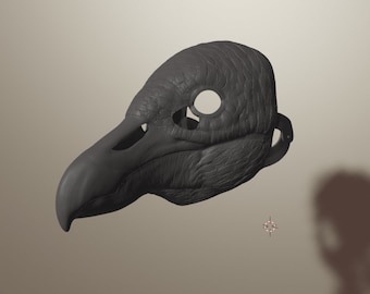 Archivos .stl de Black Vulture Mask para impresión 3D