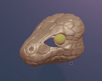 Jamaicaanse boa Masker . STL-bestanden voor 3D-printen