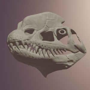Dilophosaurus Skull Mask .stl Files for 3D Printing - Etsy