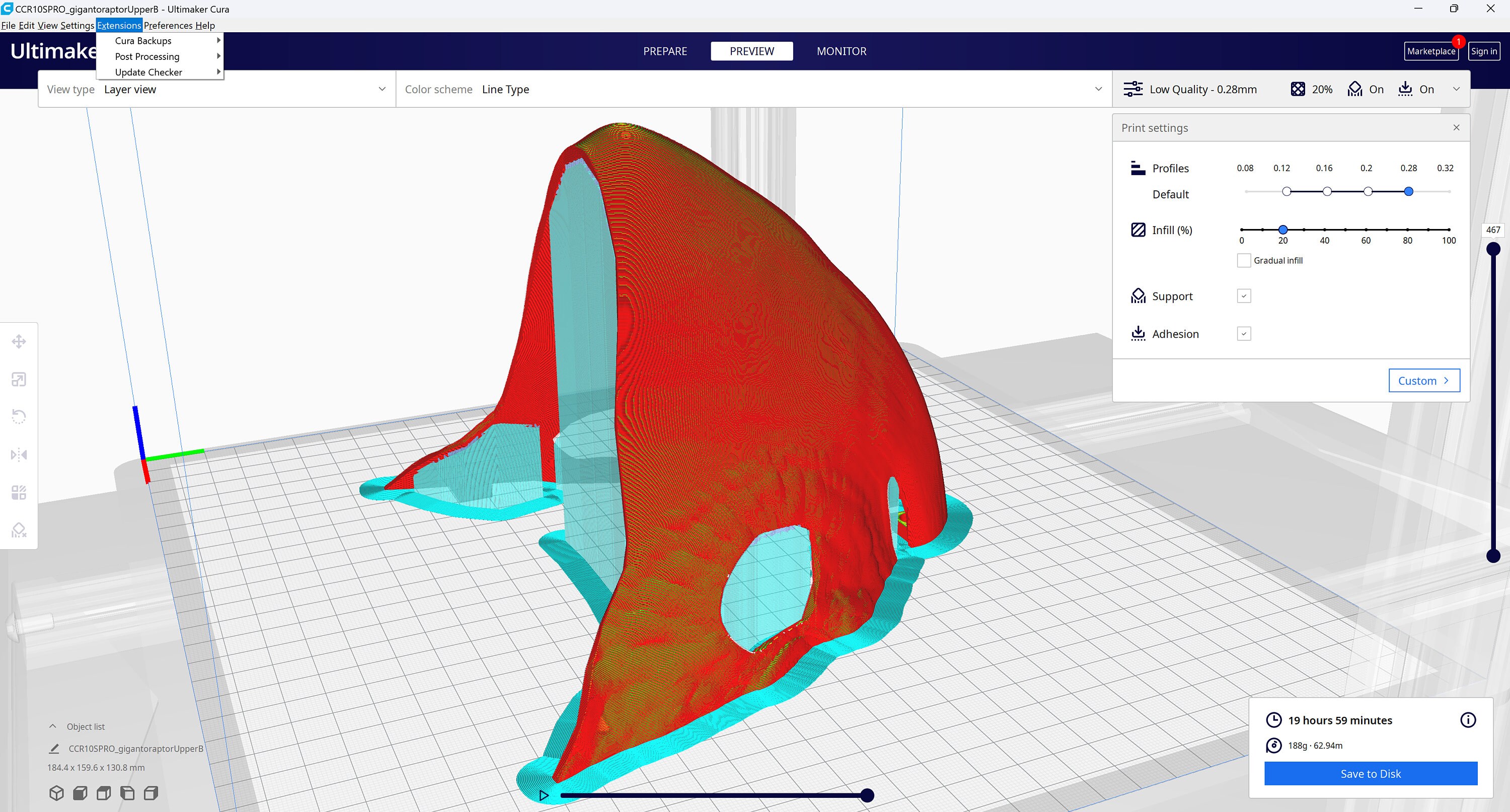 Gigantoraptor Mask .stl Files for 3D Printing - Etsy