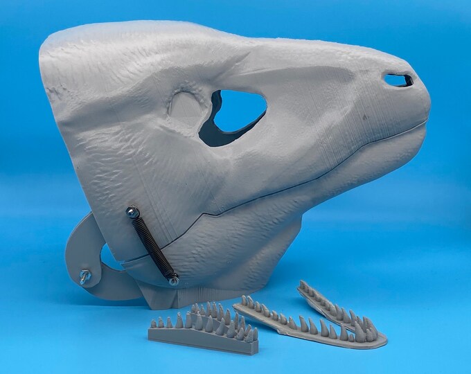 Utah Raptor Mask Physical 3D Printed Utahraptor Mask - Etsy
