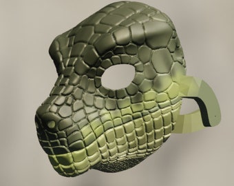 Lizardman Mask .STL Dateien für den 3D Druck