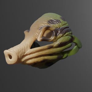 Spiny Softshell Turtle Mask .STL files for 3D printing