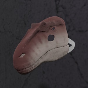 Arocanthosaurus Mask .STL files for 3D printing