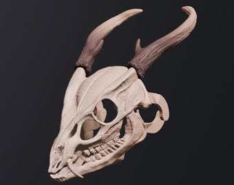 Muntjac Skull Mask .STL files for 3D printing