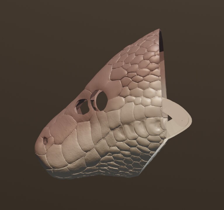 Olive Python Mask .STL Files for 3D Printing - Etsy