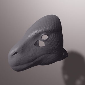 Utahraptor Mask V3 .STL files for 3D printing