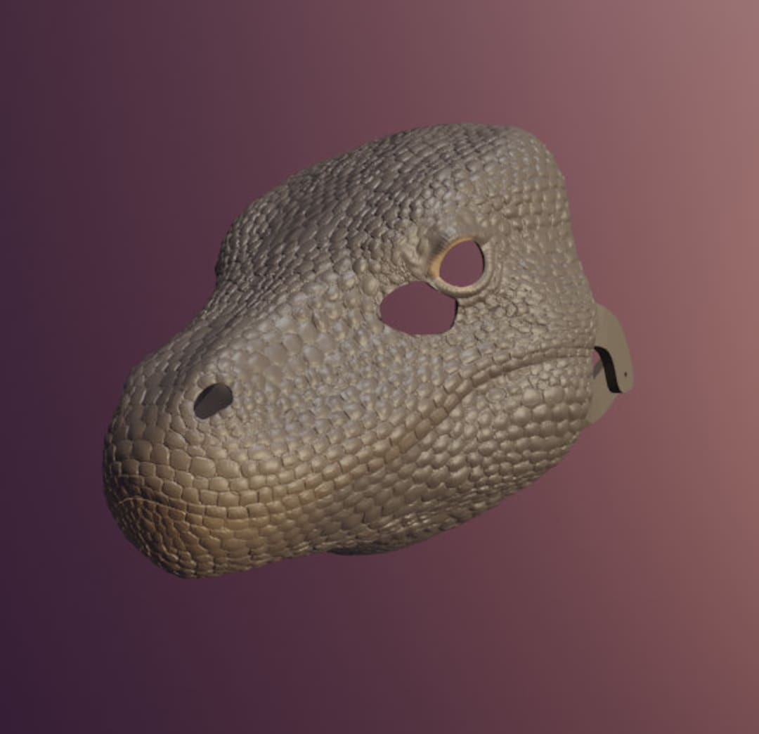 Komodo Dragon Mask .STL Files for 3D Printing - Etsy