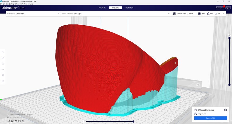 Velociraptor Mask V3 .STL Files for 3D Printing - Etsy