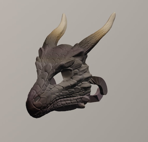 Drake Dragon Mask .STL Files for 3D Printing - Etsy