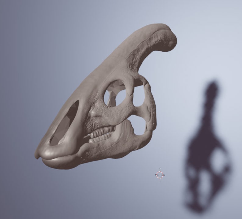 Parasaurolophus Skull Mask .stl Files for 3D Printing | Etsy