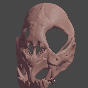Vampire Bat Skull Mask .STL files for 3D printing