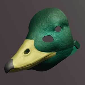 Duck Mask .STL files for 3D printing