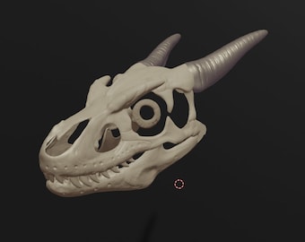 Dragon Skull mask V2 .stl files for 3D printing