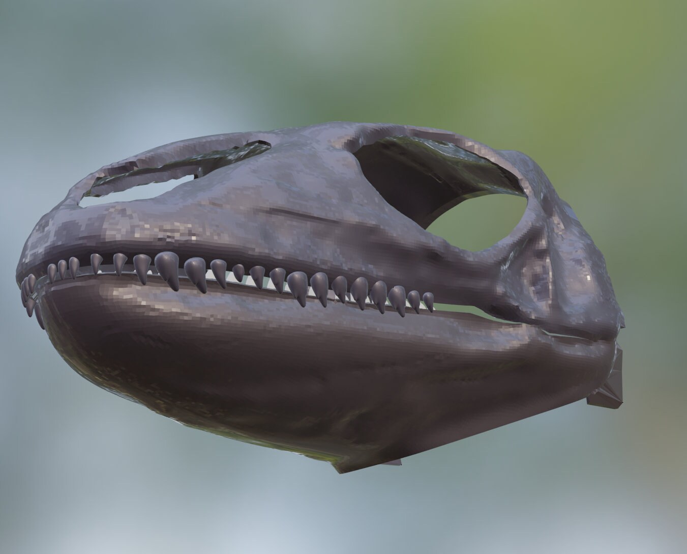 Monitor Lizard Skull Mask .STL Files Etsy