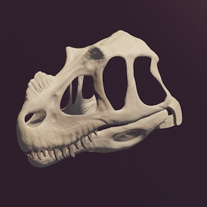Ceratosaurus Skull Mask .STL files for 3D printing