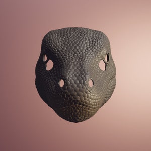 Komodo Dragon Mask .STL Files for 3D Printing - Etsy