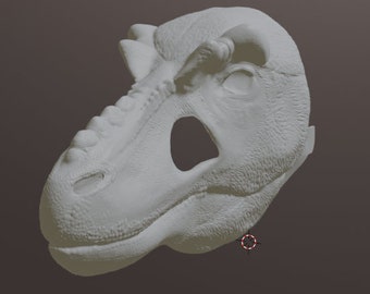 Qianzhousaurus Mask .STL files for 3D printing