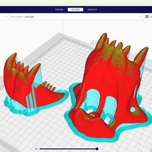Elephant Seal Skull Mask .STL files for 3D printing image 5
