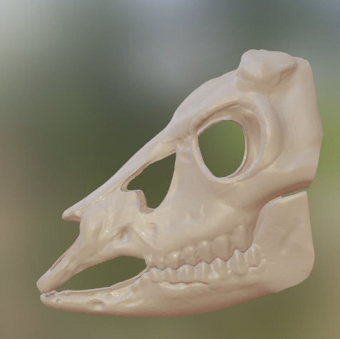 Deer Skull Mask .STL Files for 3D Printing Etsy