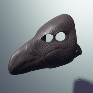 Adelie Penguin Mask .STL files for 3D printing
