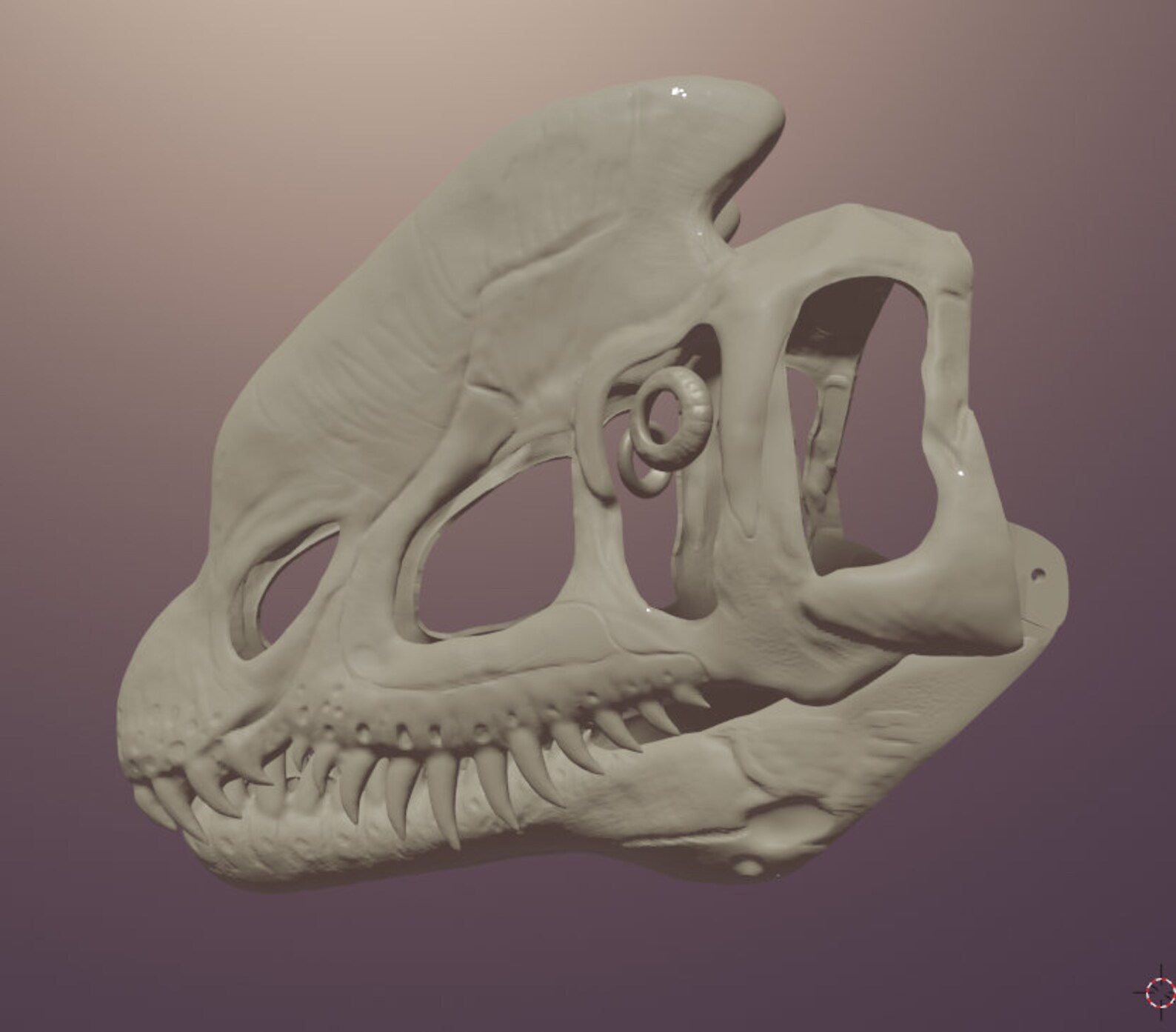 Dilophosaurus Skull Mask .stl Files for 3D Printing - Etsy