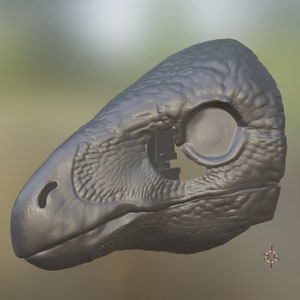Sapeornis Mask .STL files for 3D printing