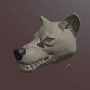 Fichiers STL de masque de loup gris hargneux pour l&#39;impression 3D