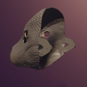 Komodo Dragon Mask .STL Files for 3D Printing - Etsy