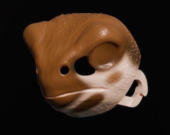 Rain Frog Mask .STL files for 3D printing