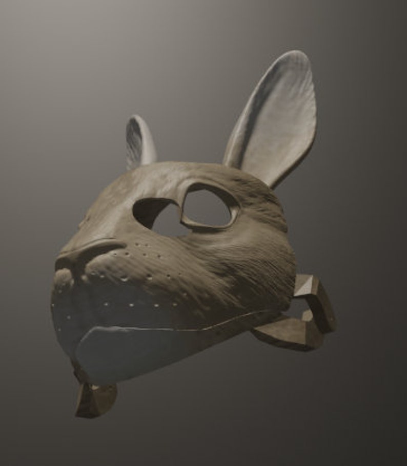 3d Rabbit Mask Pattern Rabbit Mask .STL Files for 3D Printing - Etsy
